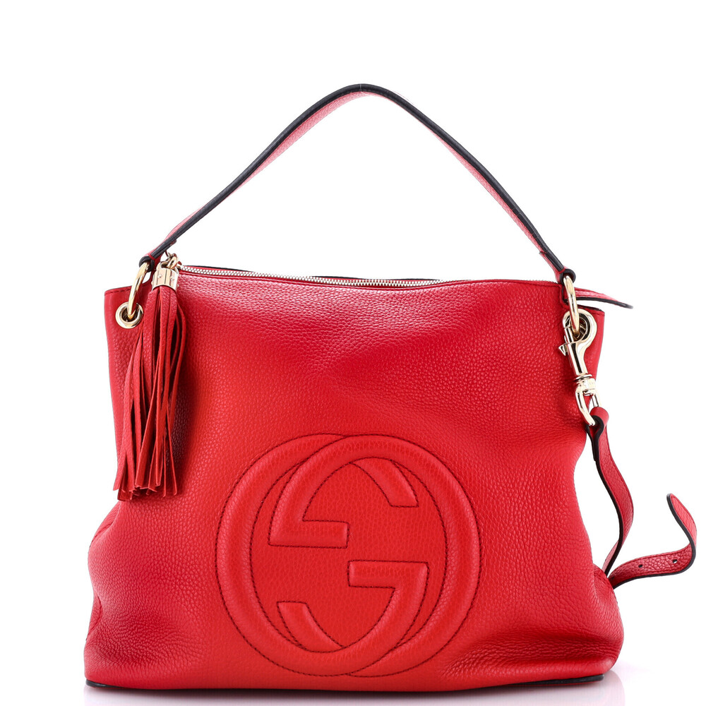 Gucci Large Soho Convertible Hobo Leather